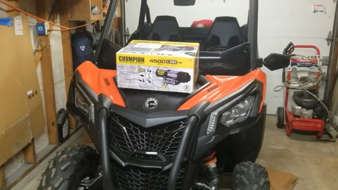 Can Am Maverick Trail/Sport Winch Install