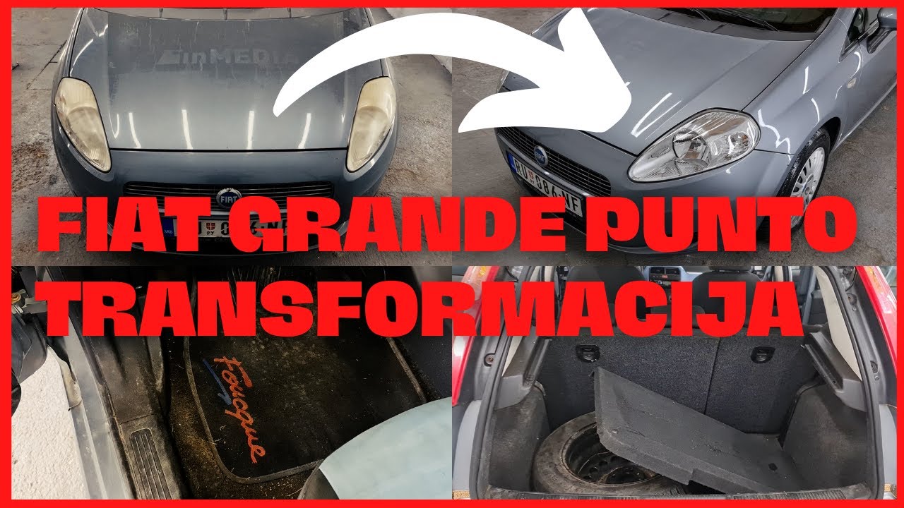 UNAKAZEN, PRLJAV, VOZIO STOKU?! | Fiat Grande Punto Detailing Dubinsko Pranje i Poliranje automobila