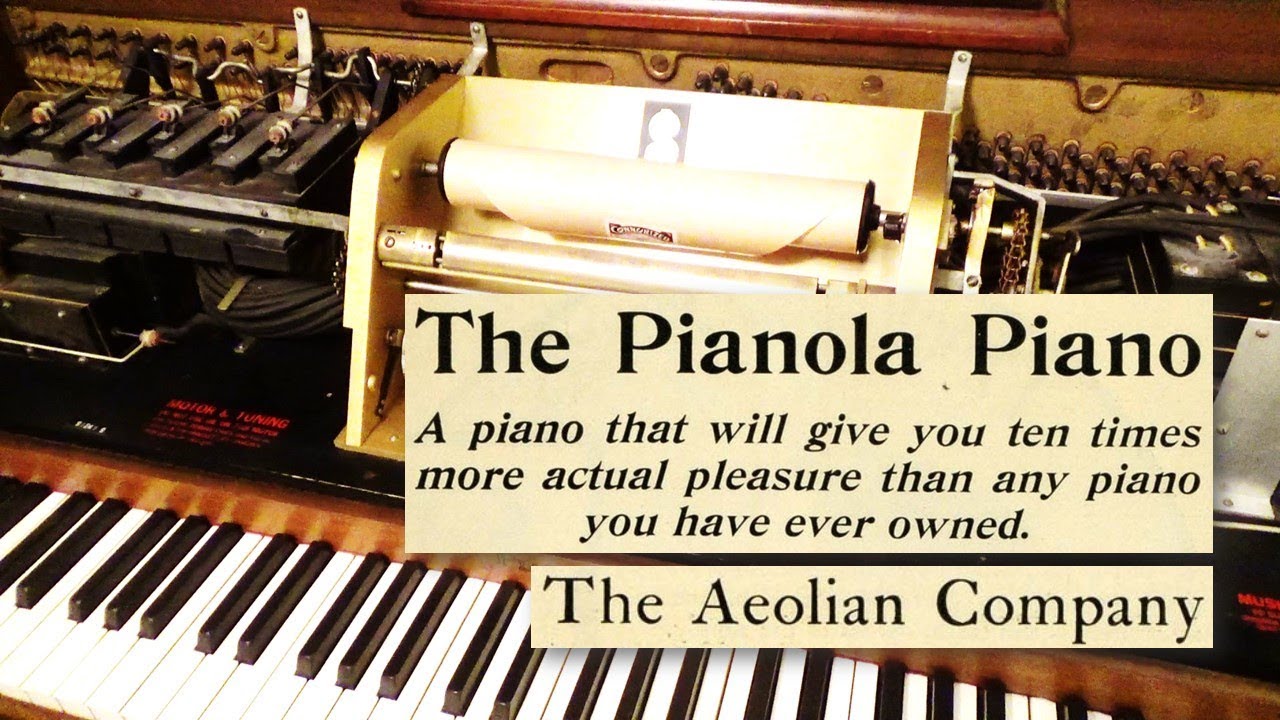 1960s Aeolian Pianola Player Piano Demonstration
