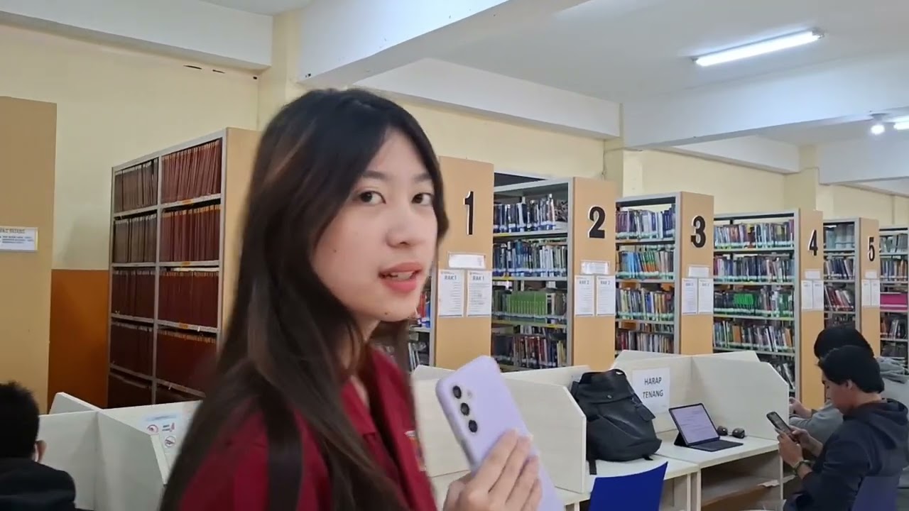 Suasana Akhir Tahun di perpustakaan Universitas Buddhi Dharma