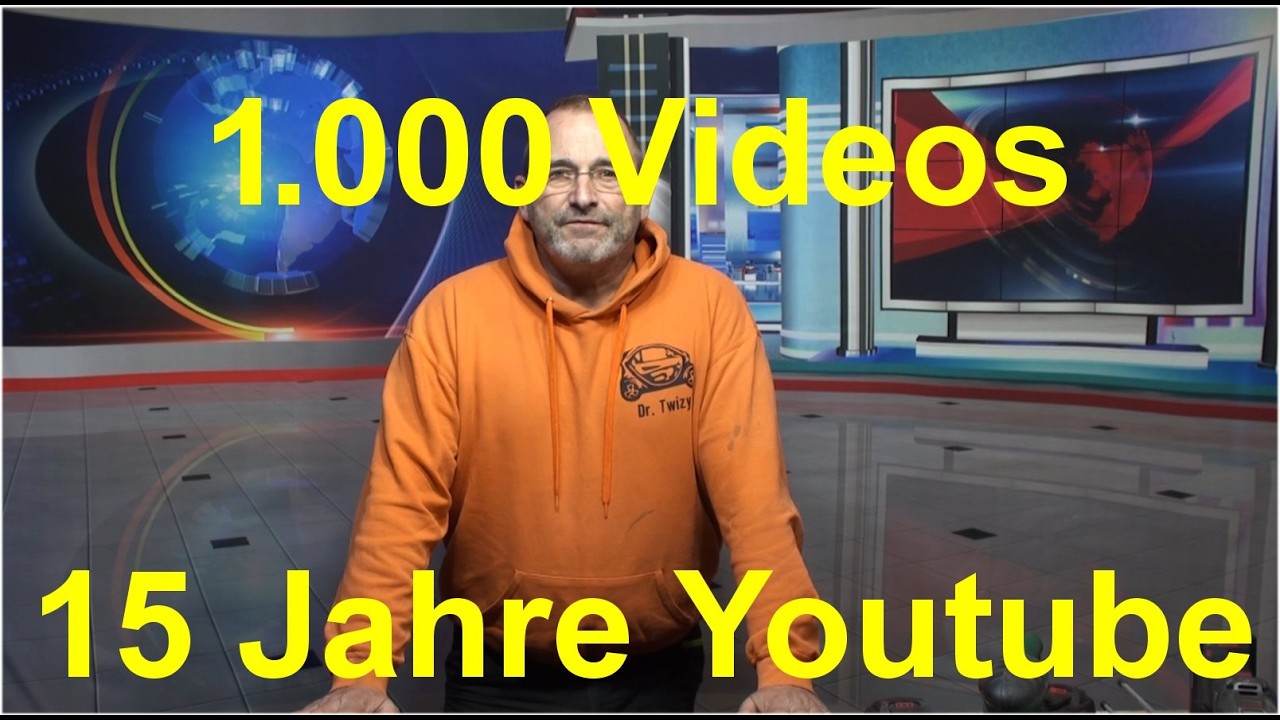 1.000 Videos in 15 Jahren Youtube.