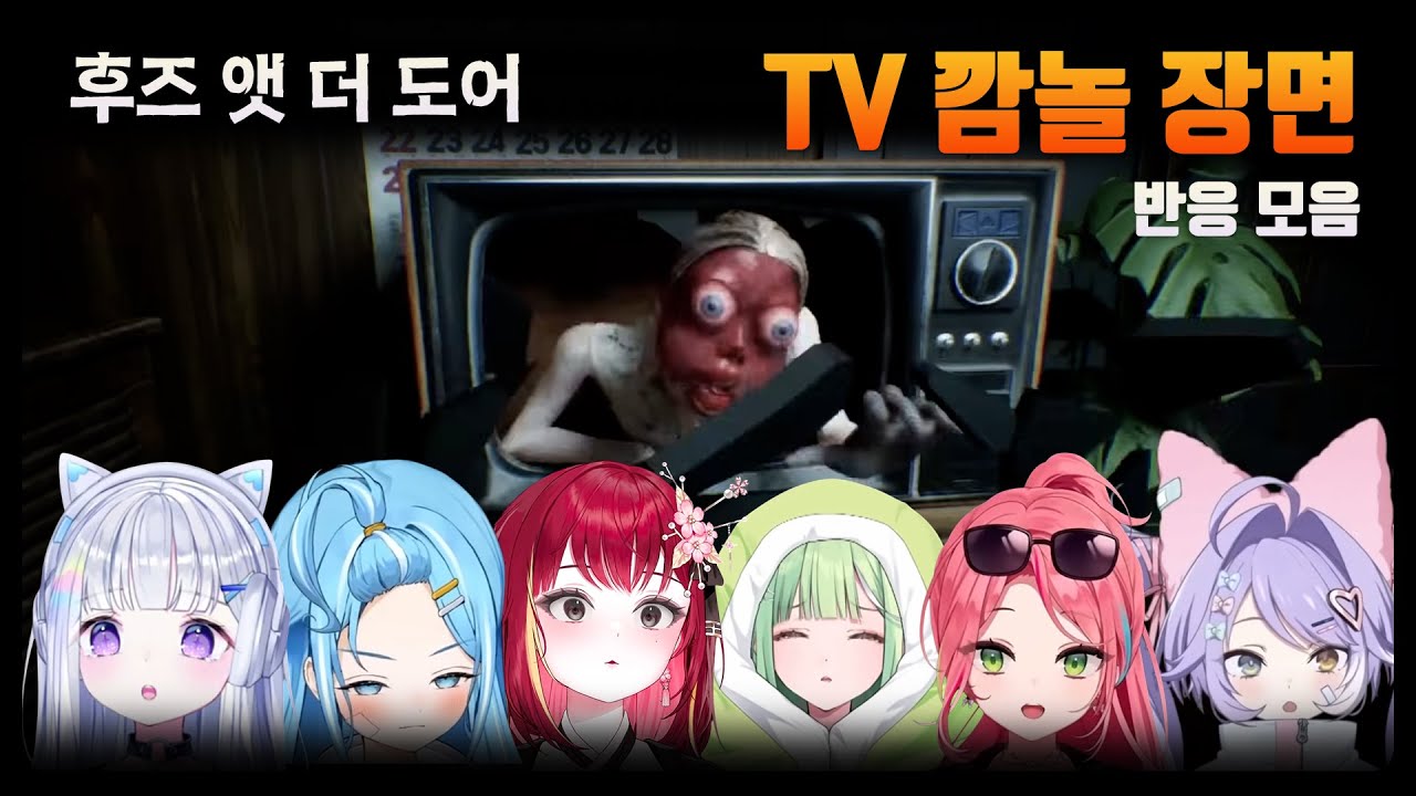 TV 깜놀 장면 반응 모음 [후즈 앳 더 도어]