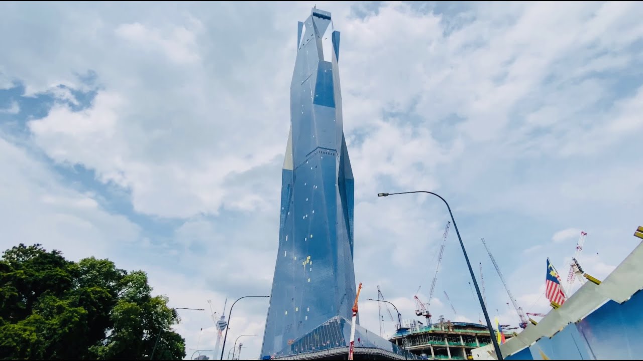 [4K Walk] Merdeka 118 tower will stand at 678.9m | completion by mid-2023 (Malaysia)