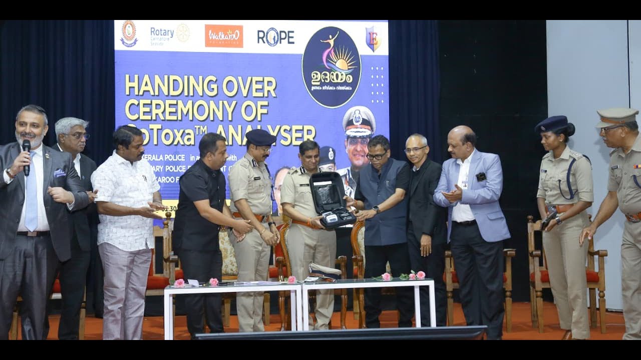 കൊച്ചി സിറ്റി പോലീസിന് ഡ്രഗ് ഡിറ്റക്ഷൻ കിറ്റ് നൽകി