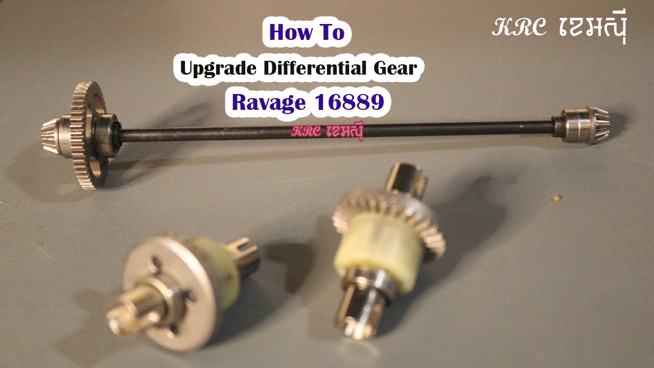 How to upgrade differential gear hbx Ravage 16889