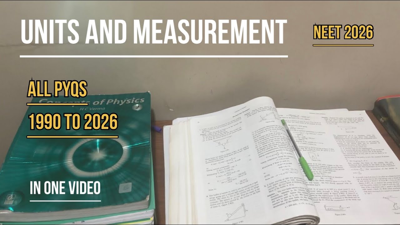 ALL PYQS !!Units And Measurements  In One Video