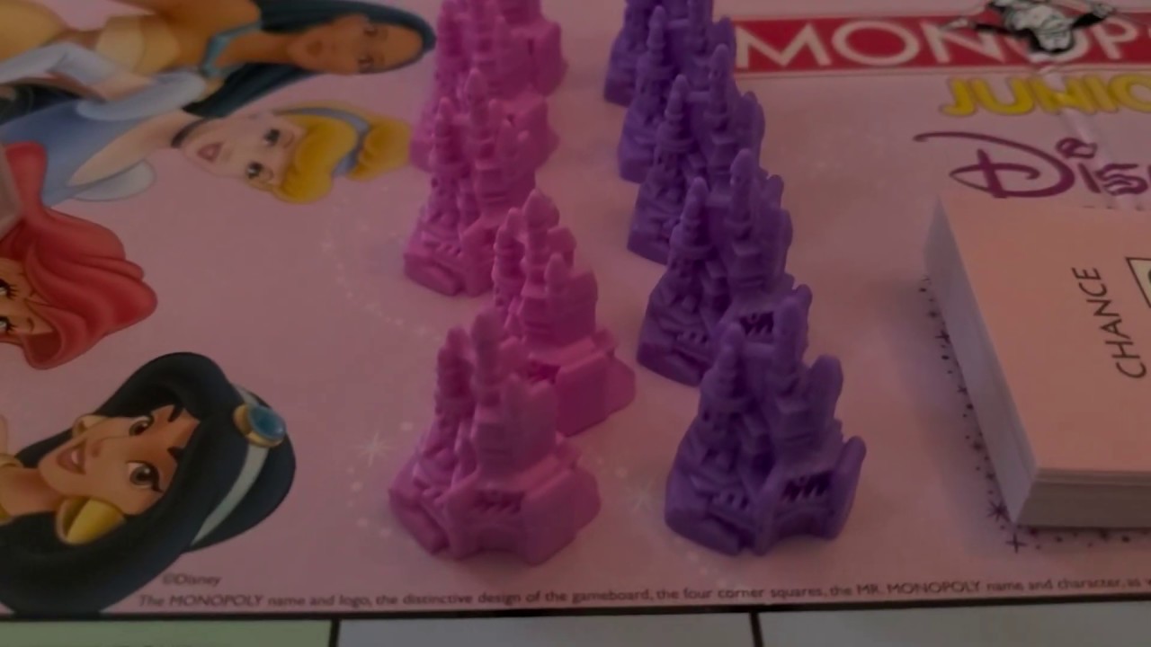 Monopoly Junior Disney Princess Board Game Unboxing!