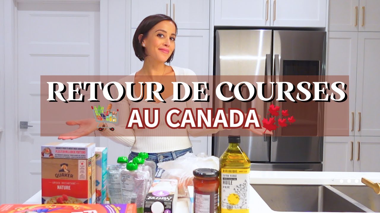 RETOUR DE COURSES | Au CANADA 🍁 🇨🇦