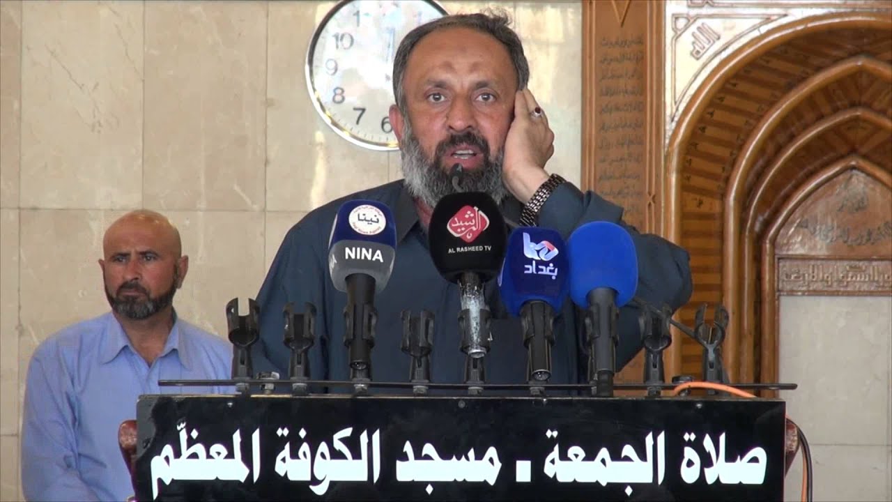 آذان مسجد الكوفة المعظم بصوت السيد عادل الياسري