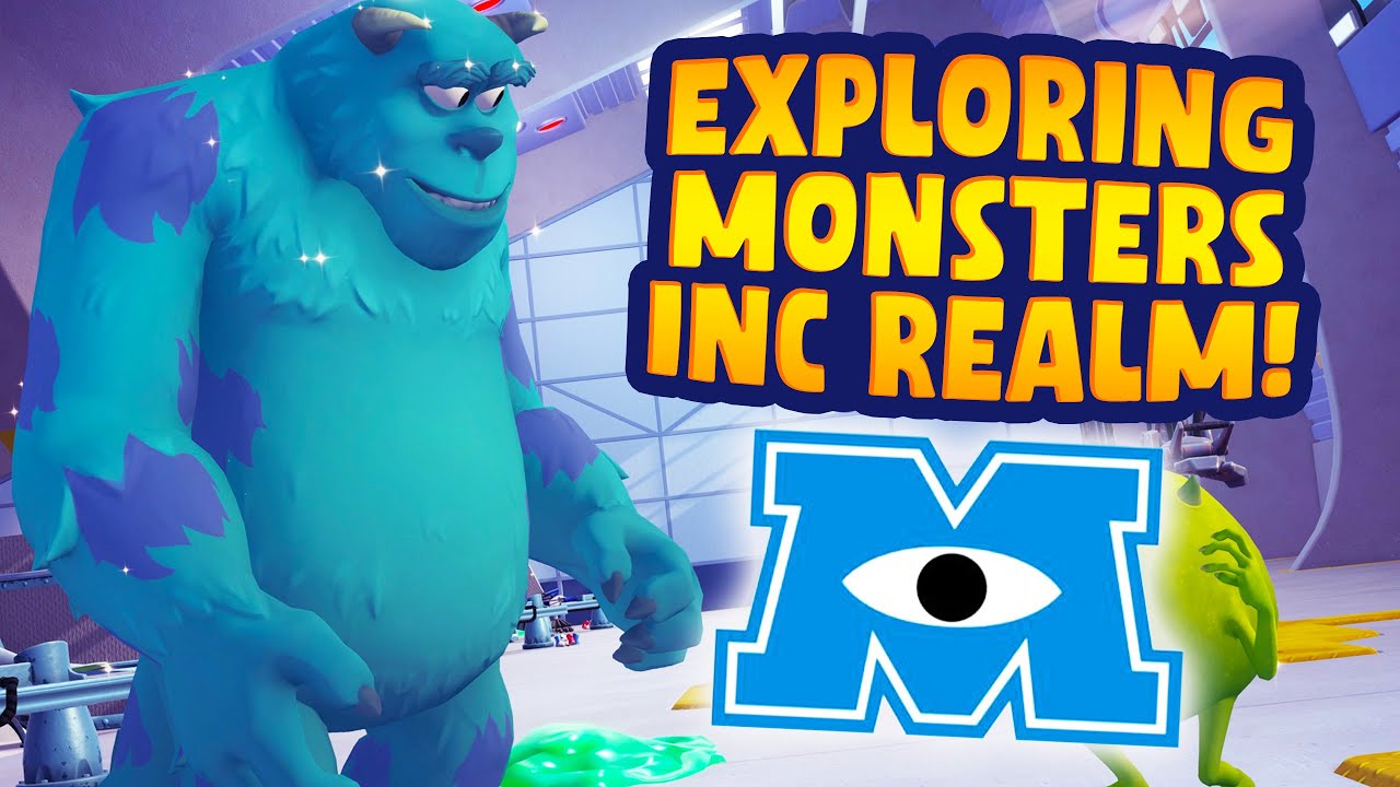 First Look at Monsters Inc Realm in Disney Dreamlight Valley. Exploring Laugh Floor!