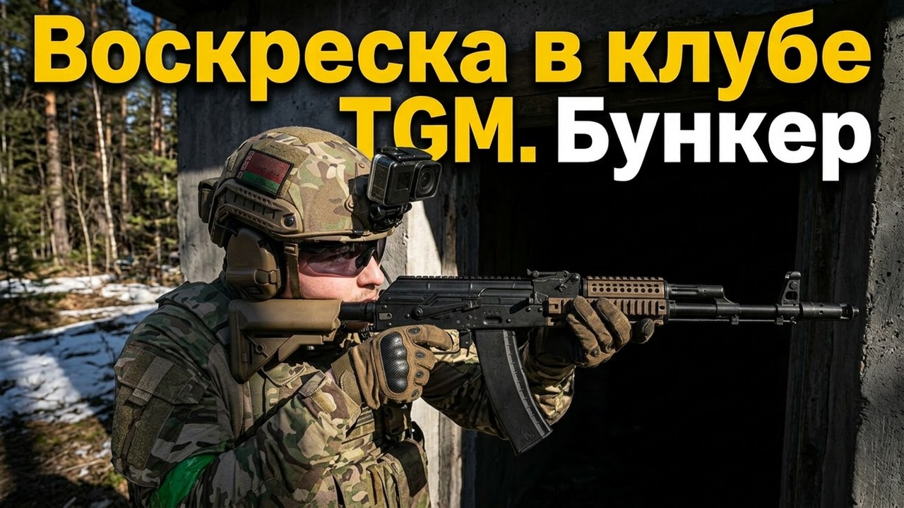 Воскресная игра в клубе TGM. Страйкбол в Минске. Летсплей.