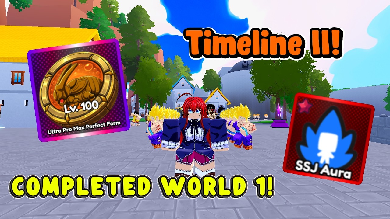 Anime Eternal — Timeline II Episode 1: World 1 Complete! | Roblox