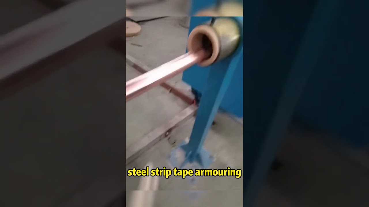 How to do steel strip to the cable in armouring?