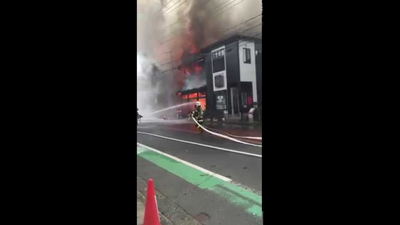 2015/6/21 埼玉県川越市　菓子屋横丁で火事 次々と延焼