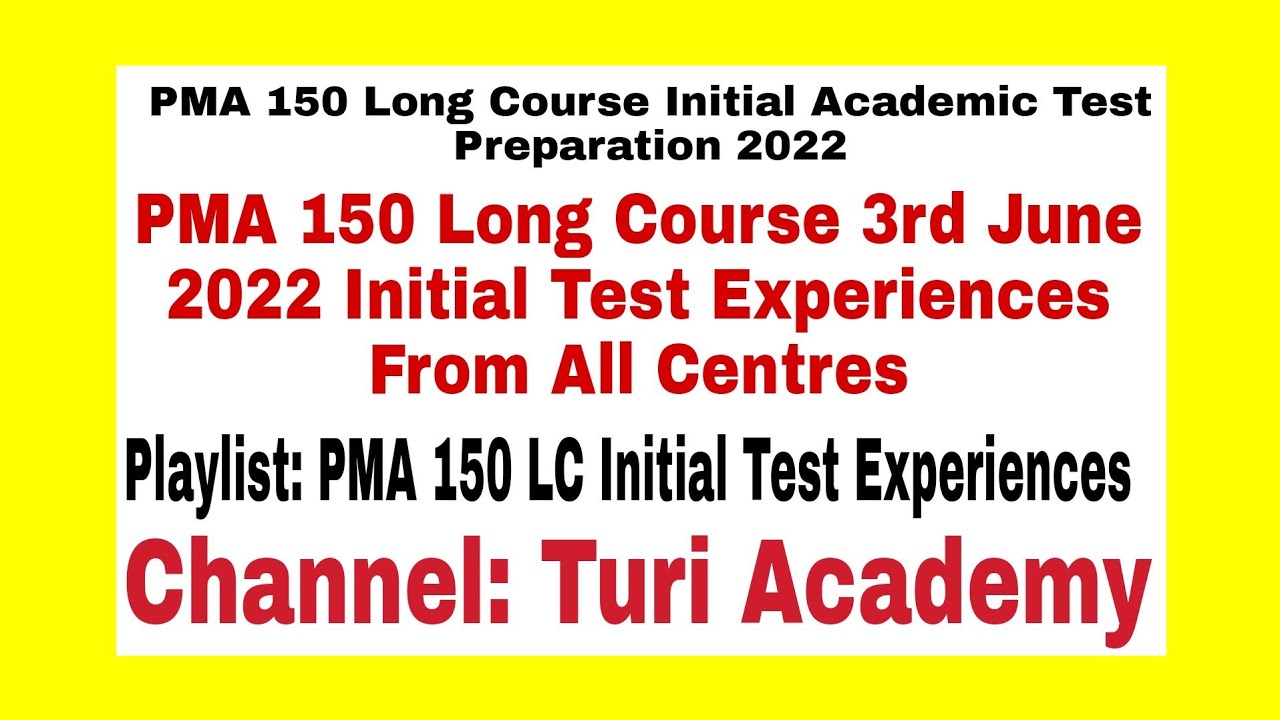 PMA 150 LC 3rd June 2022 Initial Test Experiences From All Centres || PMA 150 LC Most Important MCQS