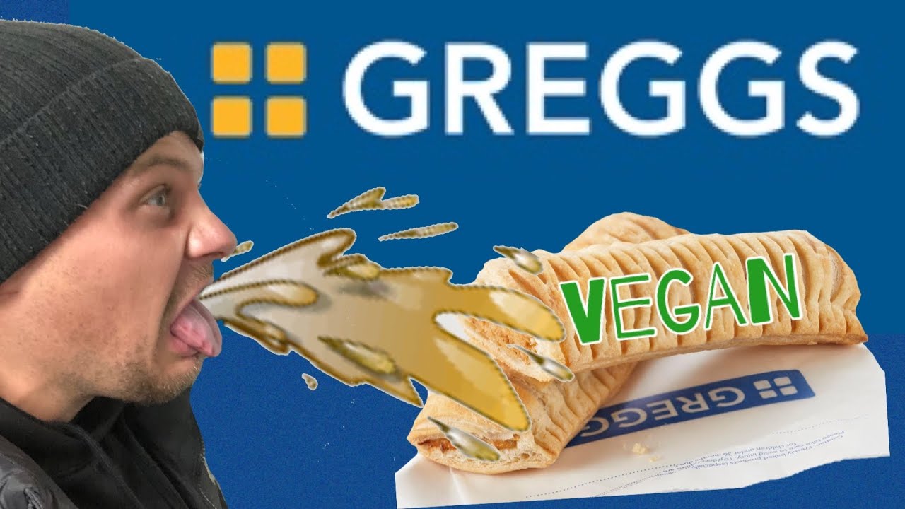 Greggs vegan sausage rolls are actually full of grass!? #vegan #greggs #vegansausageroll