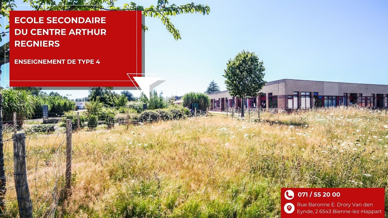 Pr&eacute;sentation de l'&eacute;cole secondaire du Centre Arthur Regniers