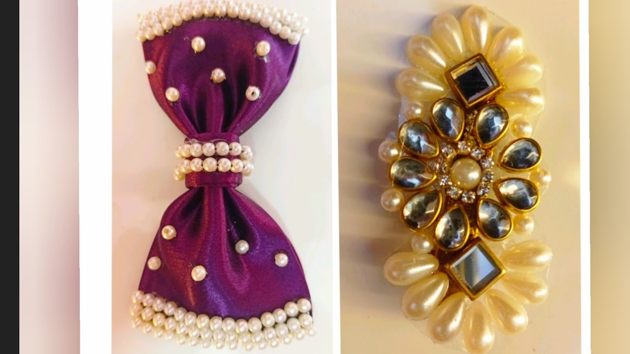Beautiful beads work hair clip 🙂👍