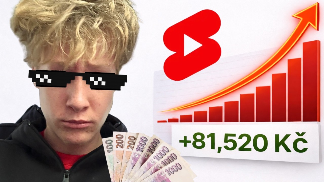 JAK VYDĚLÁVAT na YouTube BEZ OBLIČEJE?! (Shorts metoda)