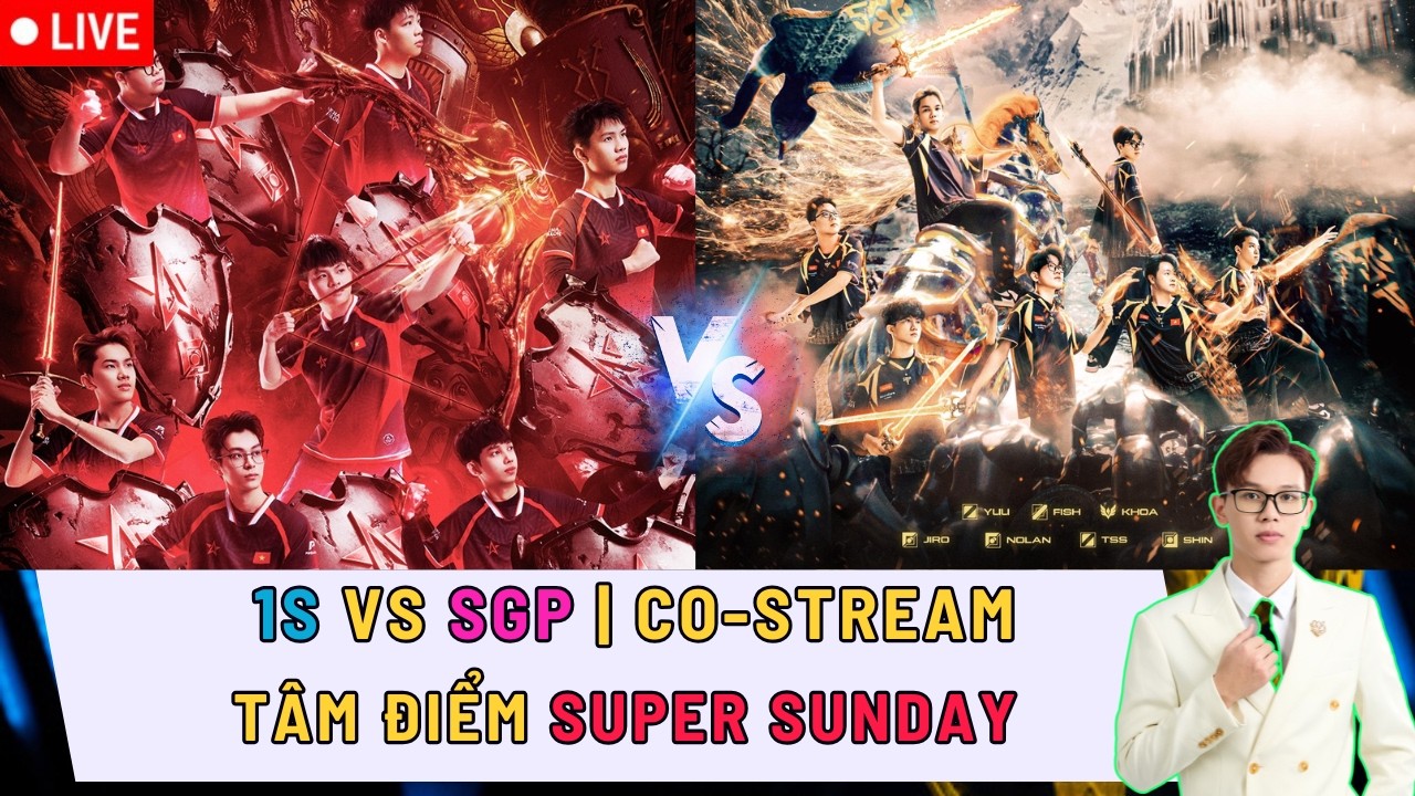TRỰC TIẾP: ONE STAR ESPORTS vs SAIGON PHANTOM - SUPER SUNDAY | LUỒNG CẢM XÚC NAMSENSEI
