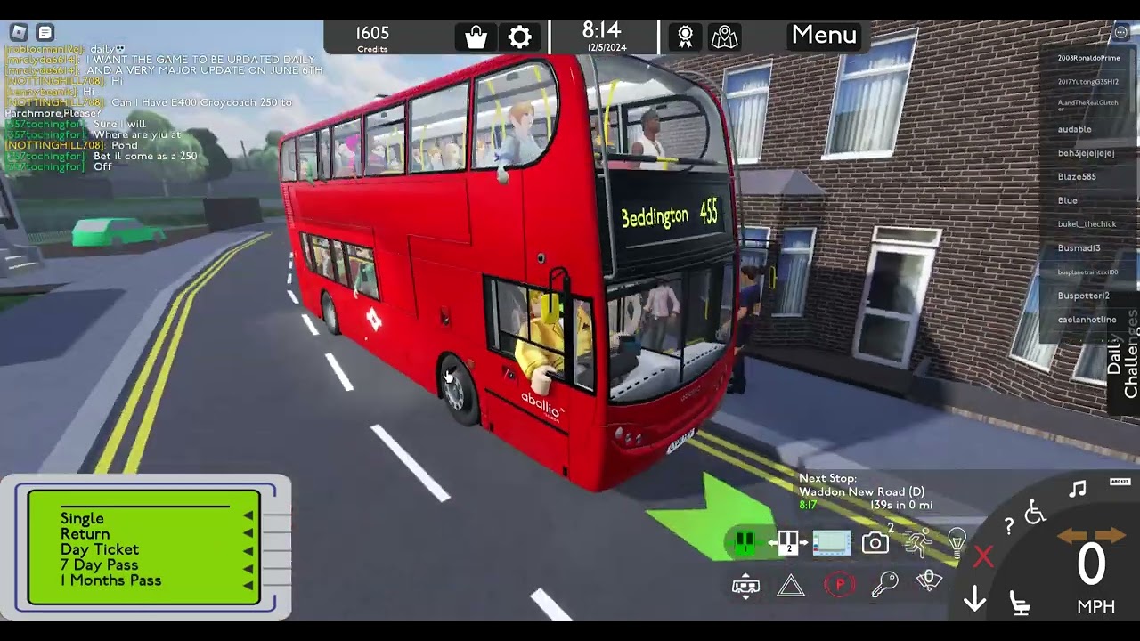 [FAST Driver ] 455 Bus Route Croydon Town Centre - Beddington