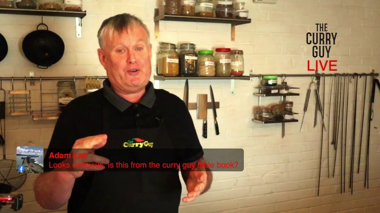 Indian Restaurant Style Prawn Jalfrezi - Livestream Cooking Demo