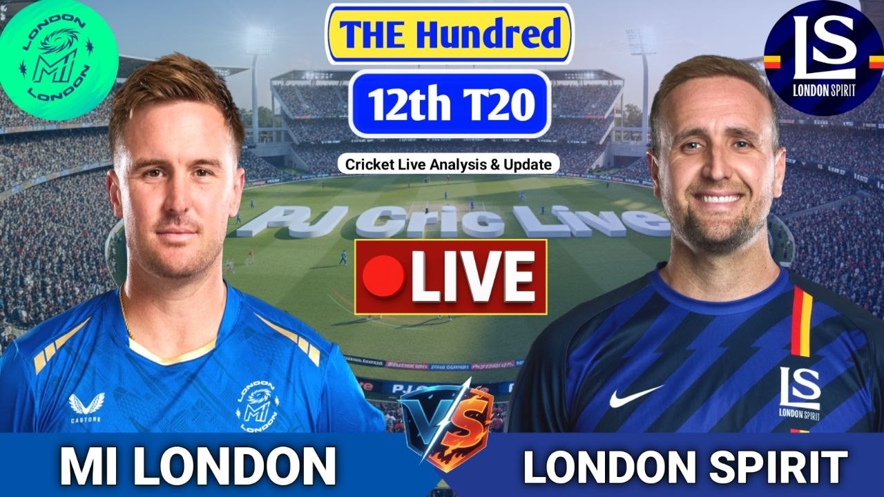 MI London Vs London Spirit Match | Live Score Analysis & Discussion | The Hundred Cricket