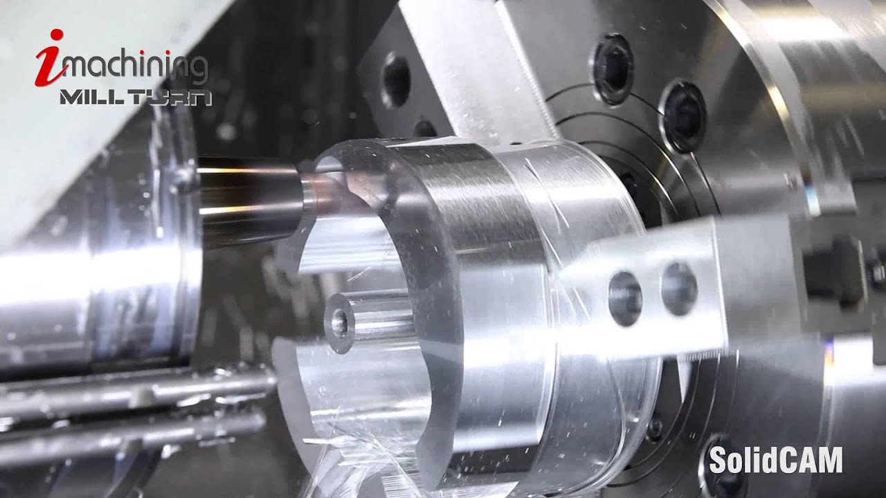 CNC Turning Software - iMachining - Mill-Turn - SolidCAM iMachining