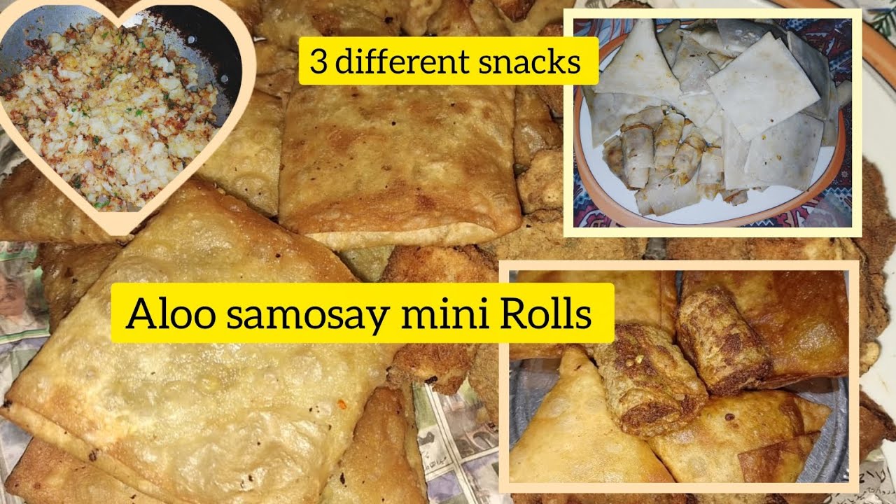3 different snacks Recipe by ShamimSultana (Ramzan Special Recipe) #food #easy #Recipe #yummy 