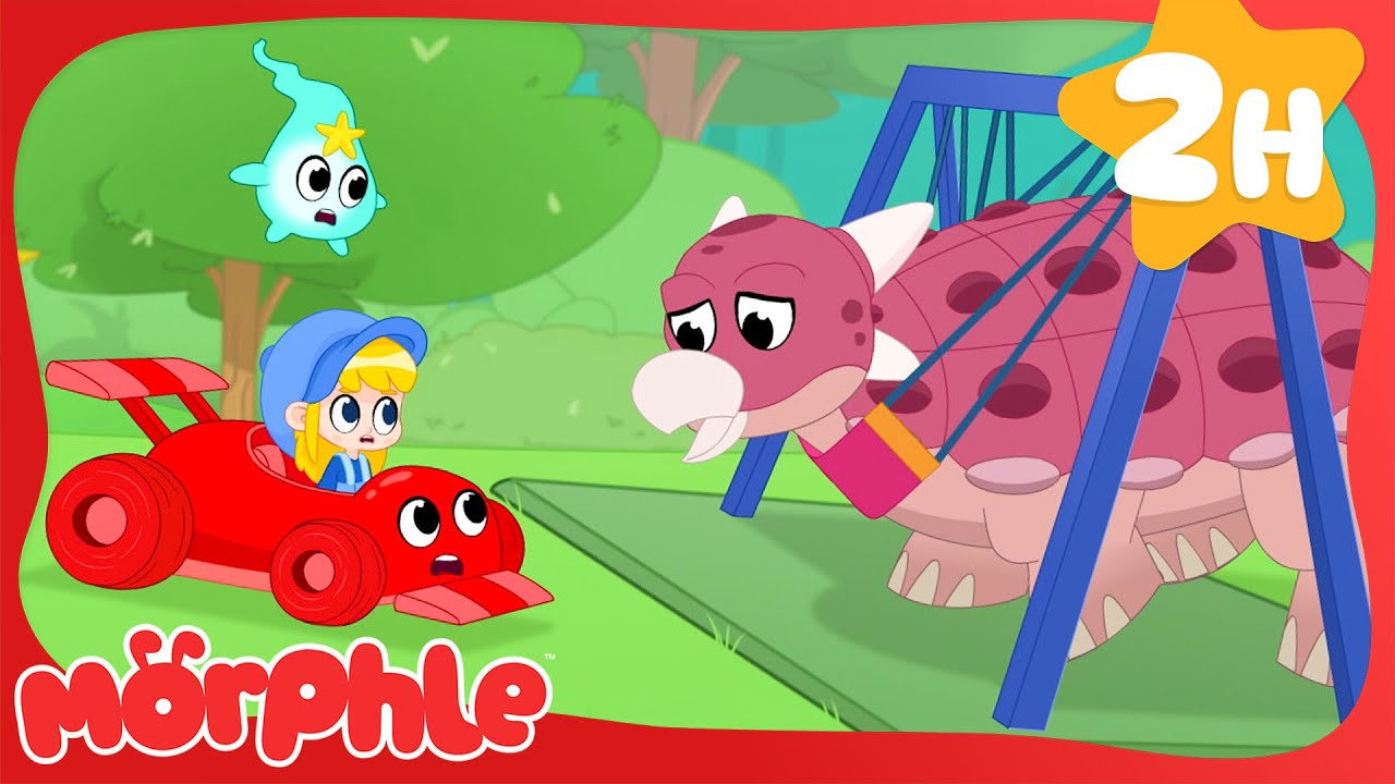 Morphle Dinosaurs 🦖 Dinosaur Get's Caught At The Park 🦕 Cartoons for Kids | Cartoon Compilation