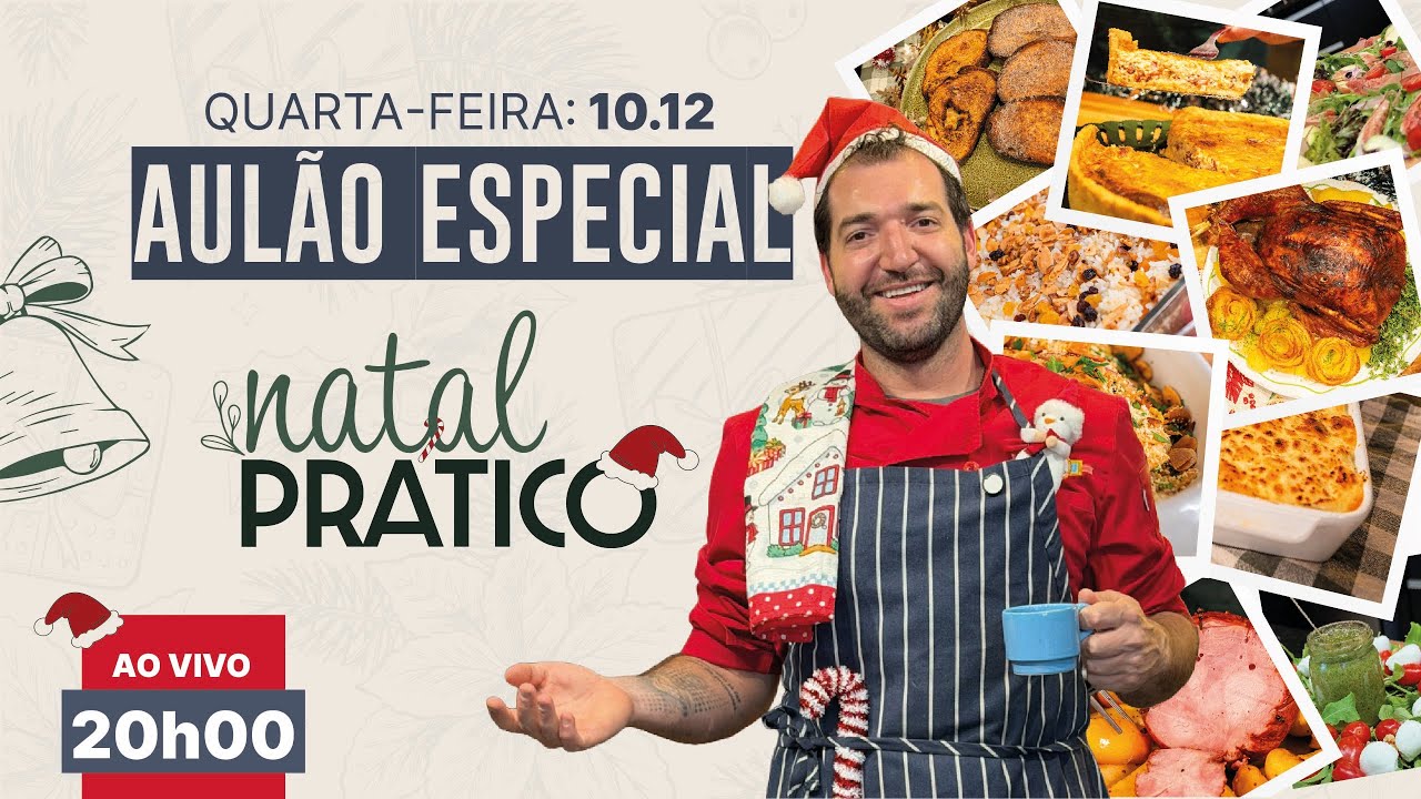 AULÃO NATAL PRÁTICO - Chef Enzo Neto