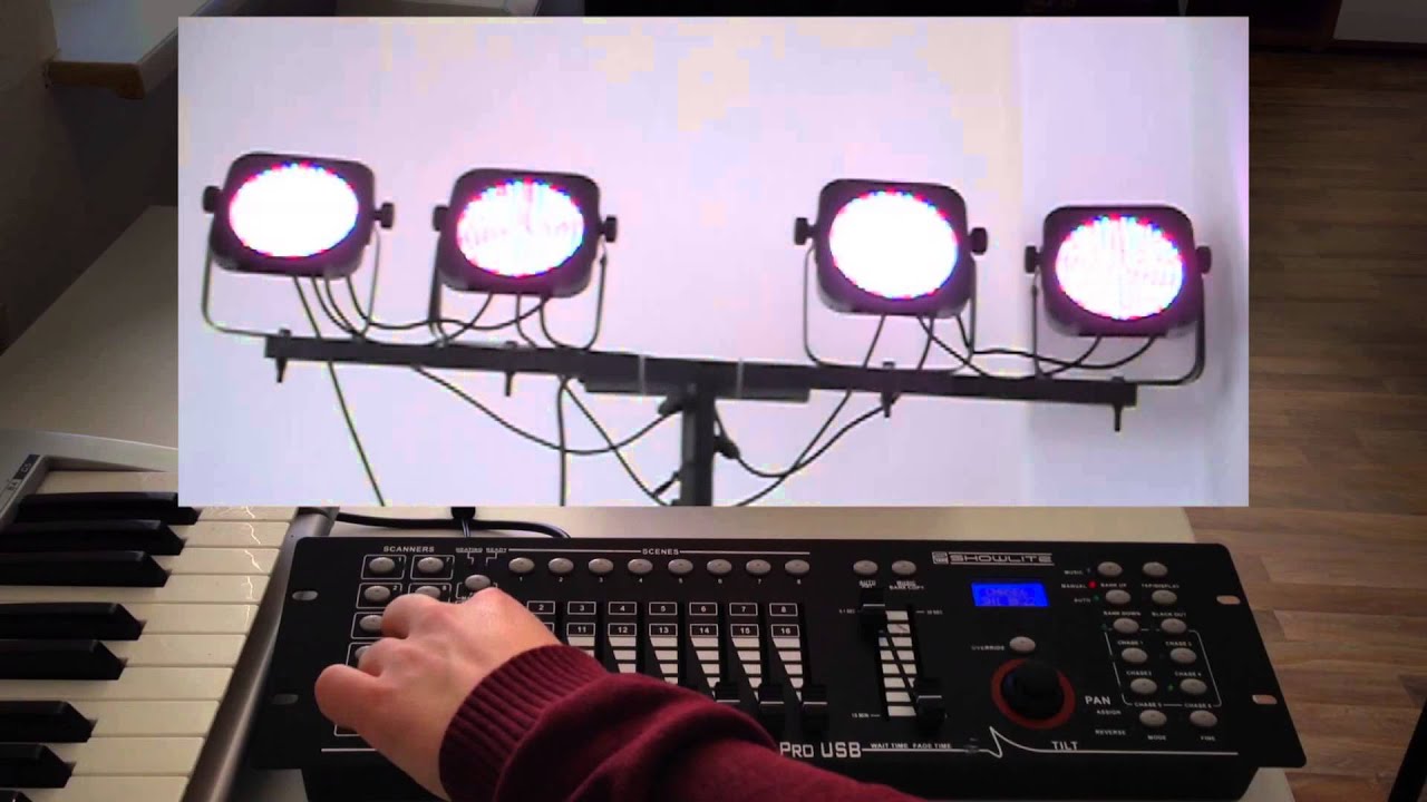 DMX Einsteiger Tutorial - Teil 3 - Programmierung der Chases und Override-Modus [Deutsch / German]