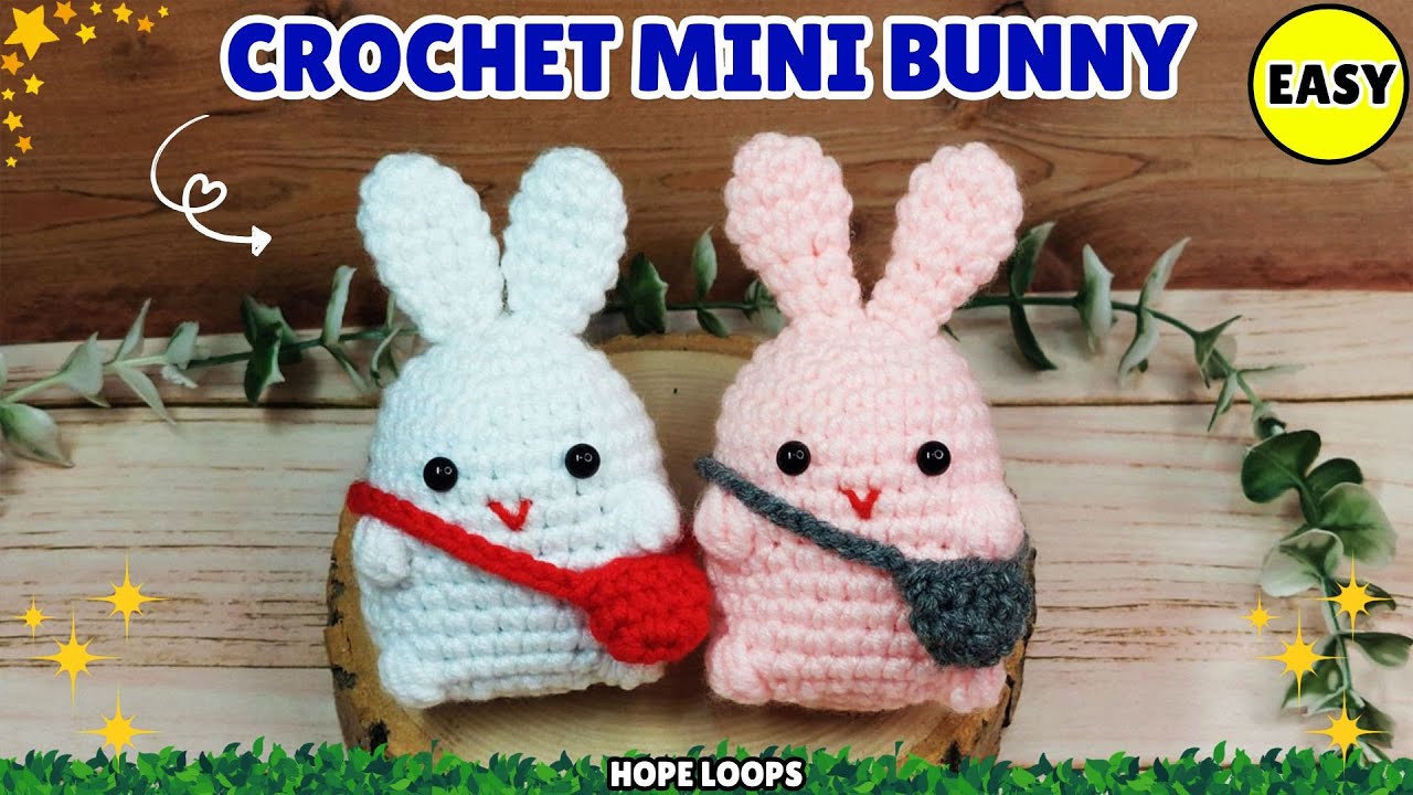 How to Crochet Adorable Amigurumi Bunnies | Step-by-Step Beginner Tutorial