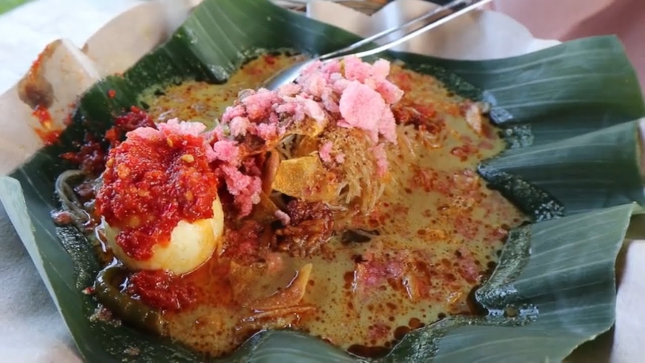 LONTONG MEDAN TERNIKMAT !! LONTONG MBAK SRI - INDONESIAN STREET FOOD
