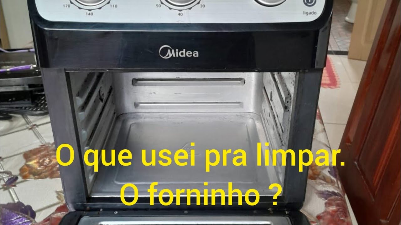 Limpei o forno 