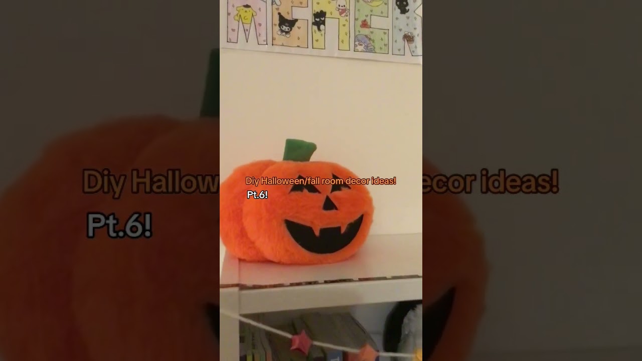 DIY Halloween/fall room decor ideas! 🍁🤭🫶🍂🎃