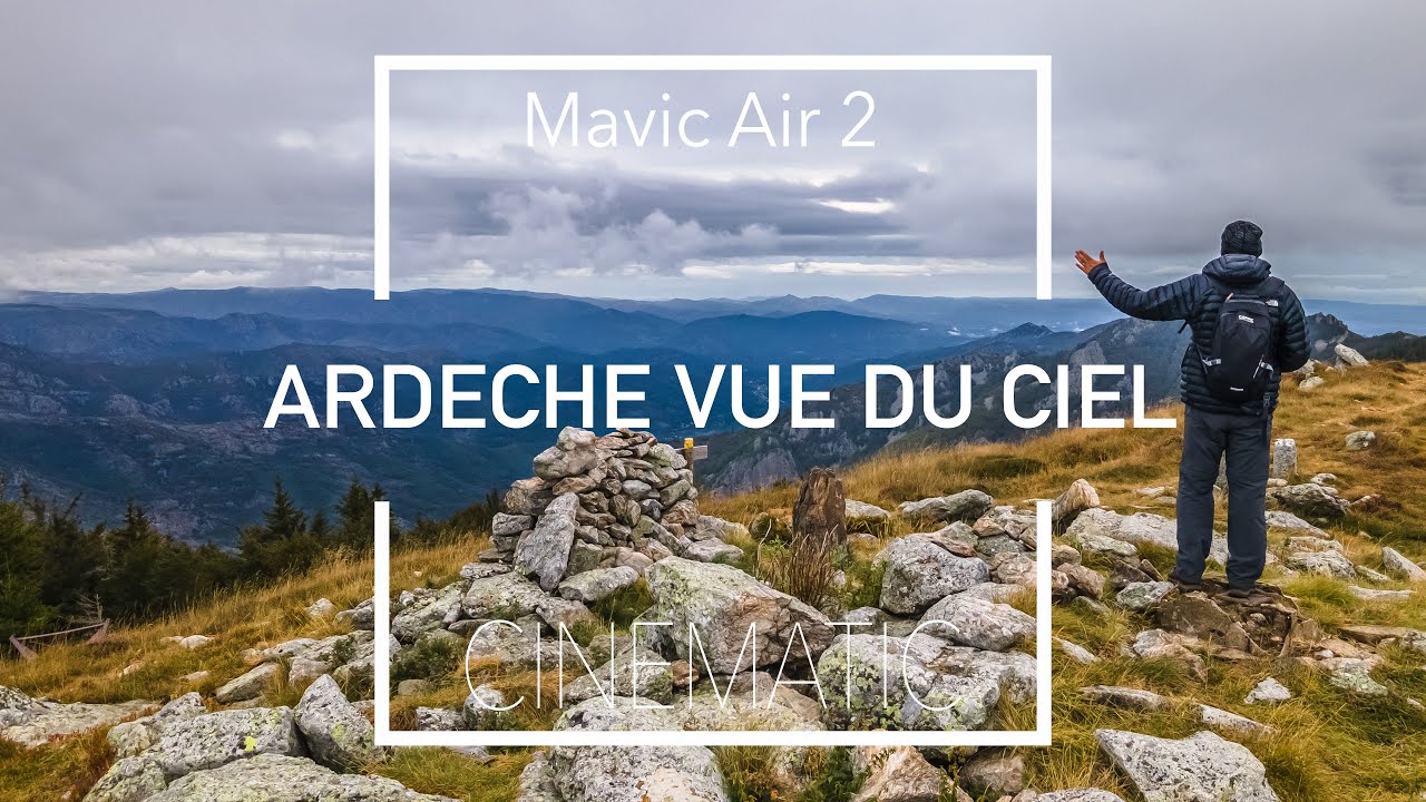 MAVIC AIR 2 | Ardèche vue du ciel - Monts d’Ardèche - Château de Borne