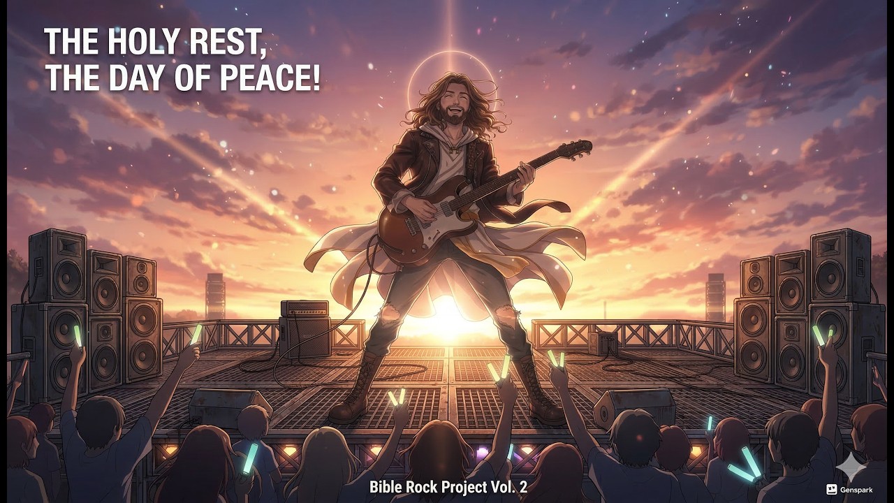 [J-Rock CCM] 안식일 (שַׁבָּת) - 거룩한 휴식 | 창세기 2장 | HOLY ROCK STAR!