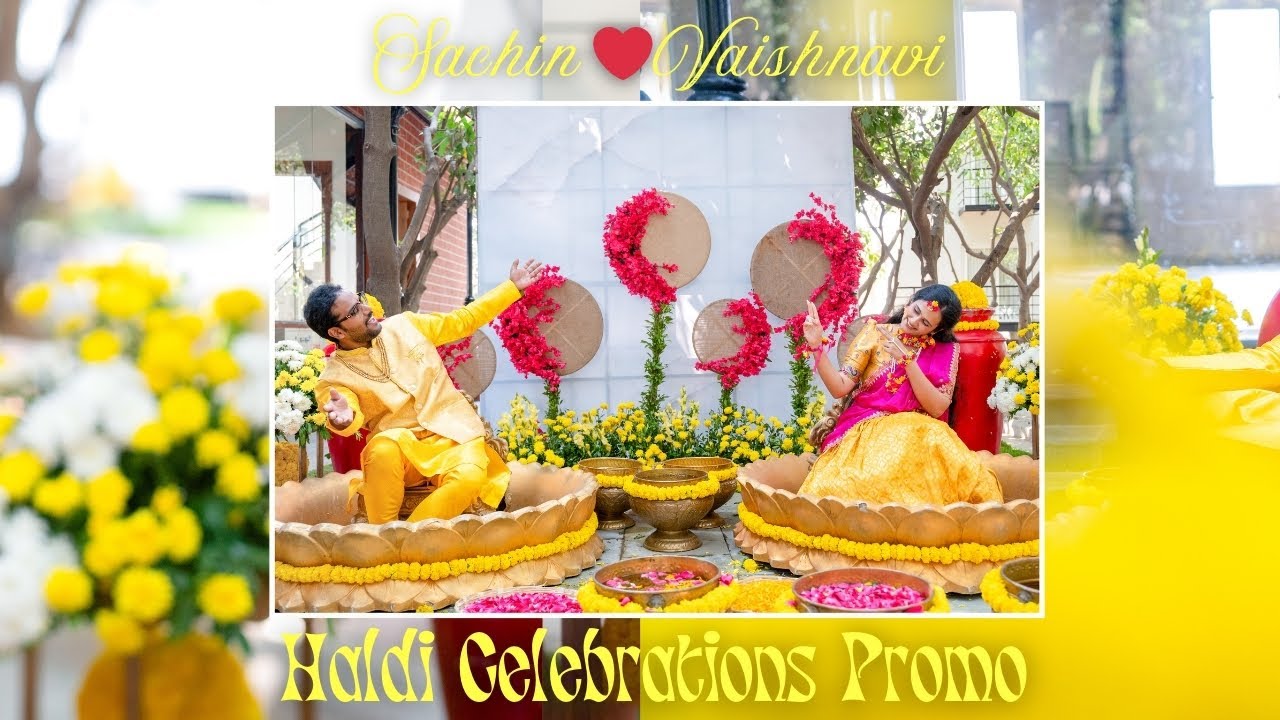 Sachin ❤️ Vaishnavi Haldi Celebrations Promo |4K | By Lakshmiphotography 8686167333