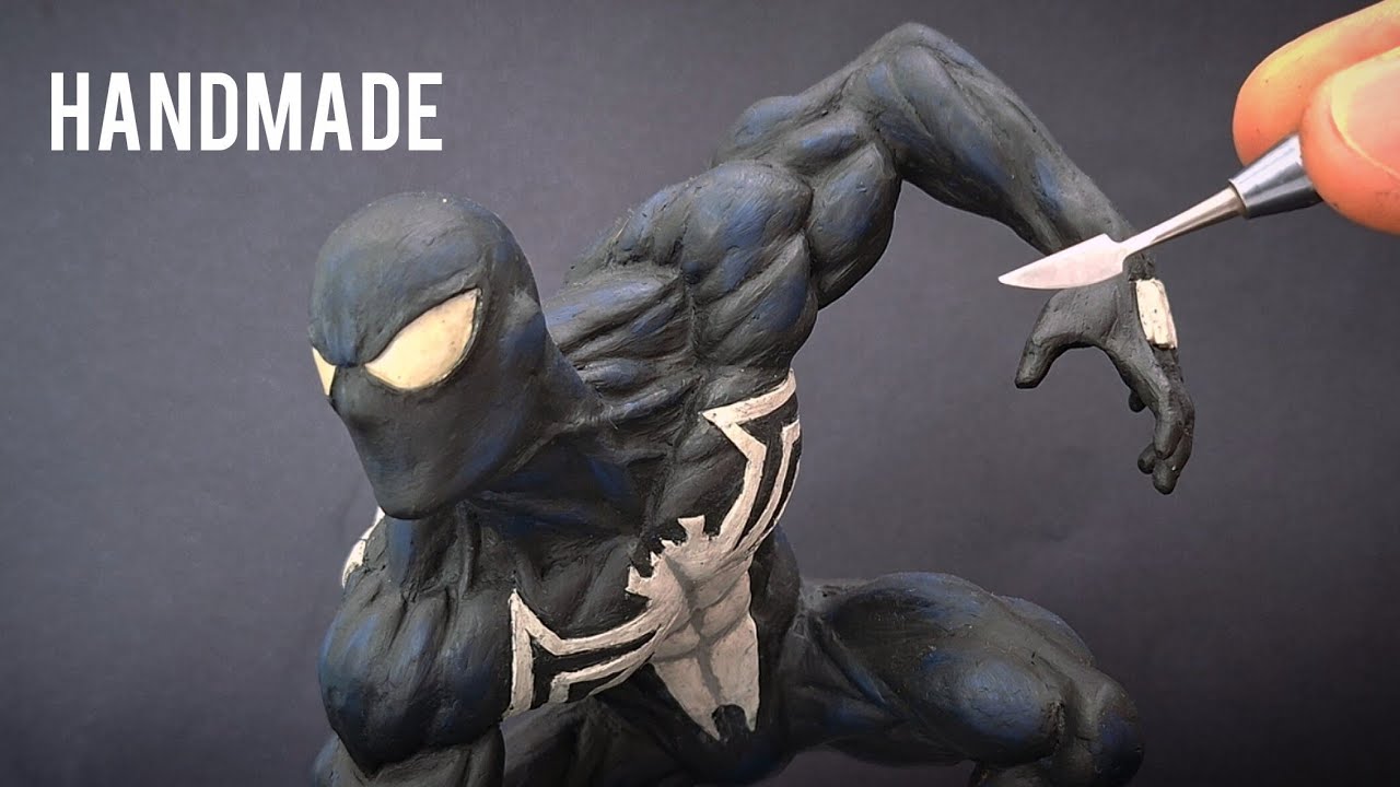 Sculpting Spider-Man Symbiote | Handmade 