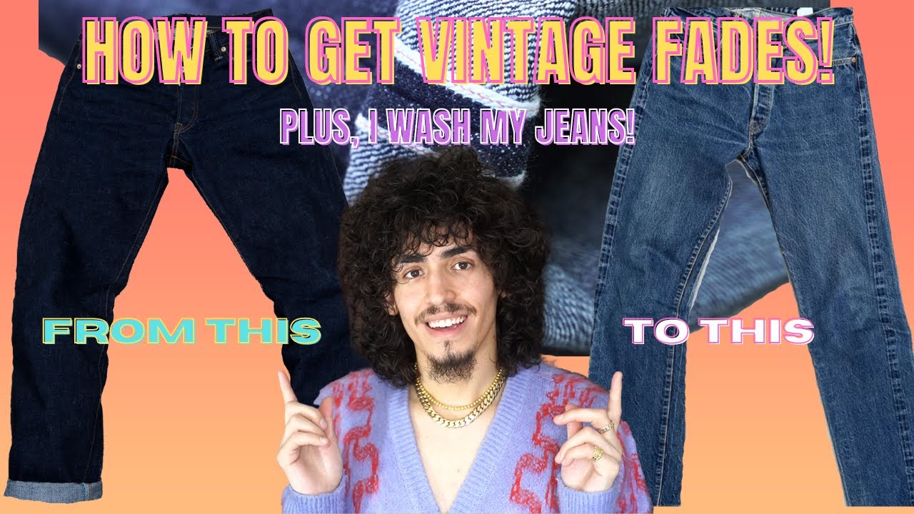 HOW TO VINTAGE WASH YOUR RAW SELVEDGE DENIM JEANS! | WASHING MY SELVEDGE DENIM