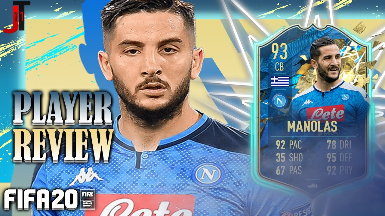 FIFA 20 TOTSSF MANOLAS 93 PLAYER REVIEW