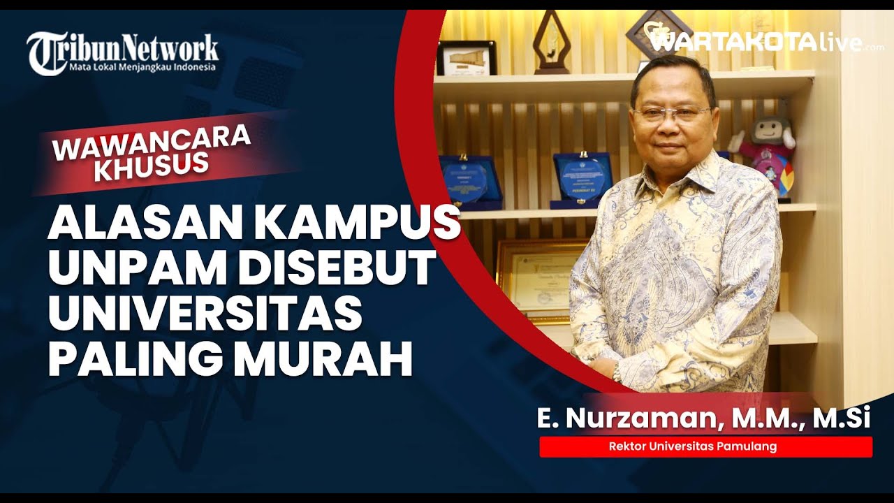 Rektor Unpam Ungkap Alasan Kampusnya Sering Disebut 'Universitas Paling Murah'