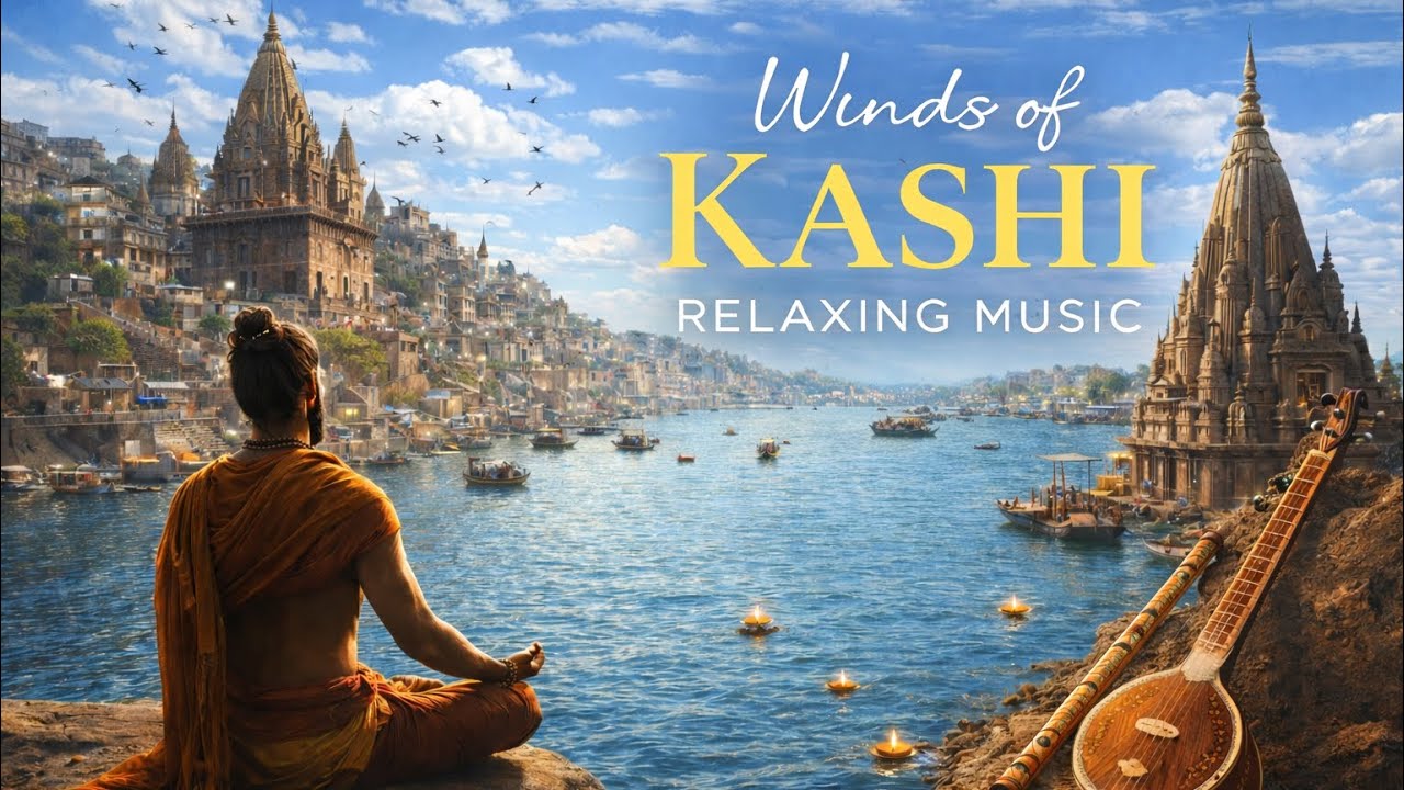 Winds of Kashi | Relaxing & Meditation Music | Hindustani Classical with Sitar, Tabla & Flute