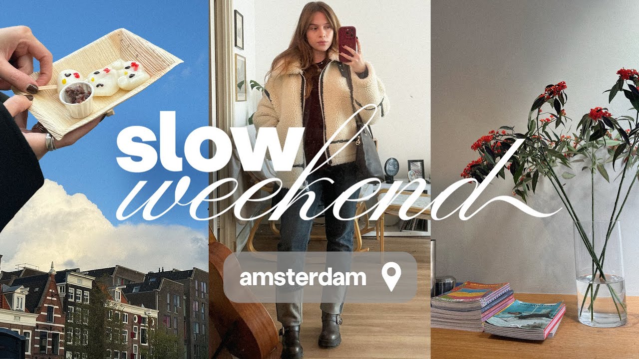 amsterdam vlog | pre-fall coziness & a hello kitty event