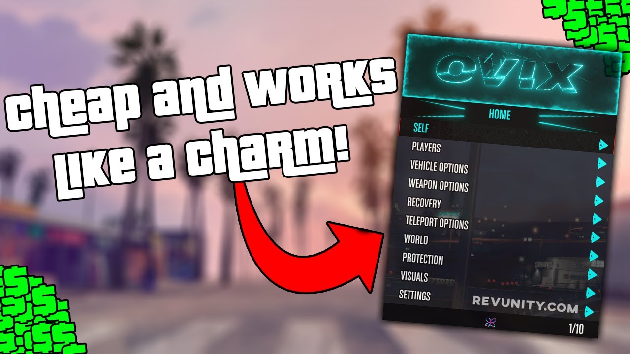 Самое дешевое мод-меню для GTA Online? Демонстрация и установка от Ovix.