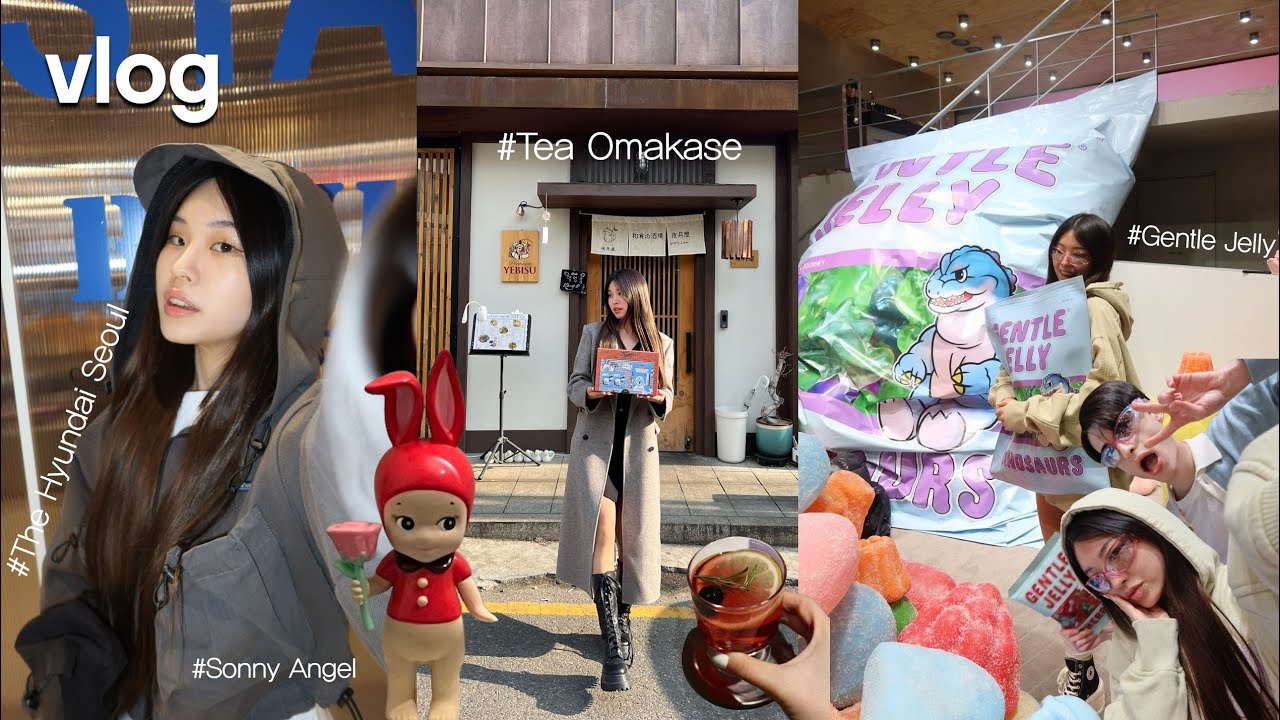 vlog 🍬 Una semana llena de Aesthetic ✨ Gentle Jelly l Tea Omakase l Sonny Angel l Trend Study