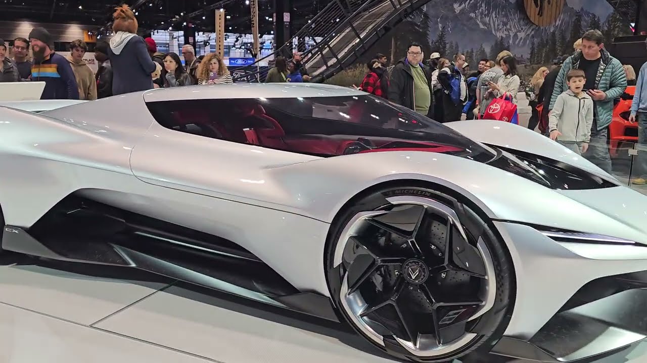 CHEVROLET CX CONCEPT CAR 2026 CHICAGO AUTO SHOW FULL 360 SPIN