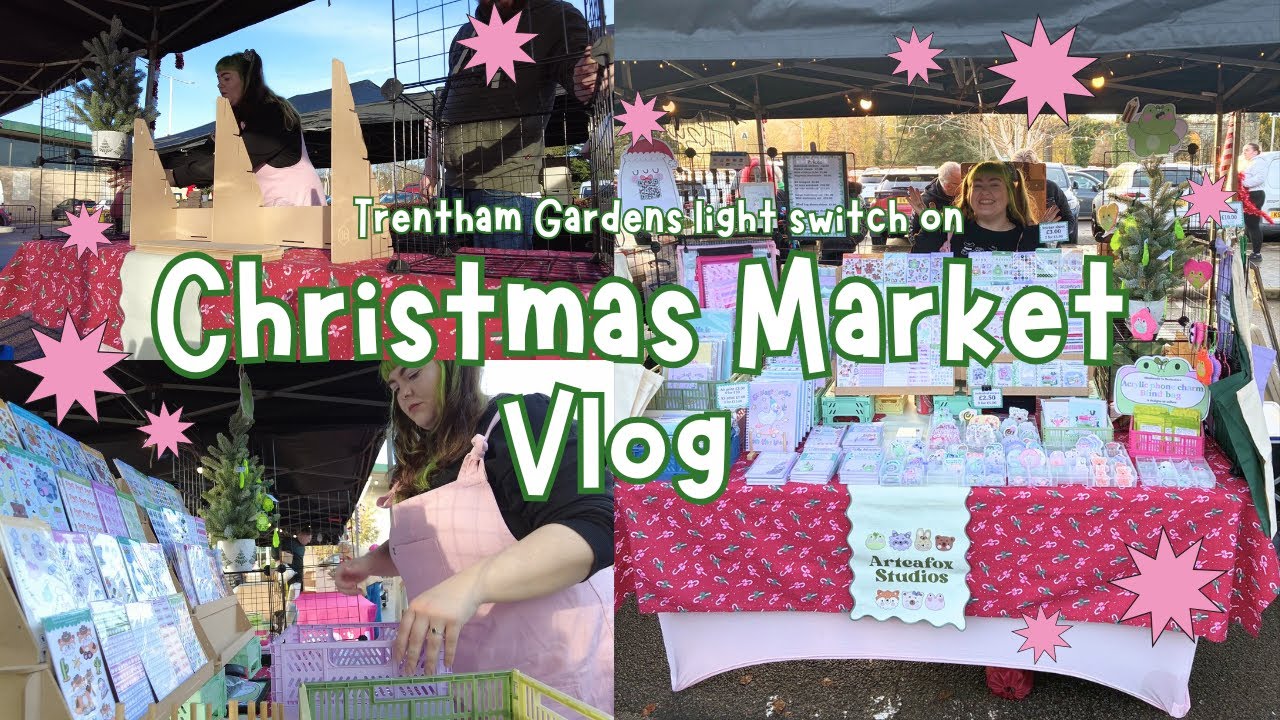 Market Vlog ☃️ Первая рождественская ярмарка года❄️ Сколько я заработал?