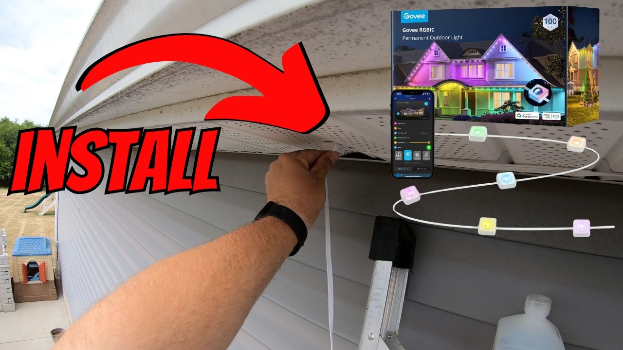 Govee Permanent Outdoor Lights (Christmas Lights / Holiday Lights DIY)